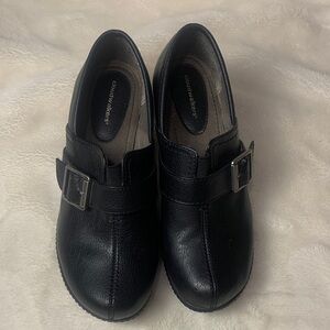 Cloudwalkers Women’s Black Casual Loafer with Belt